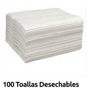 1 paquete de toallas desechables de 100 unid