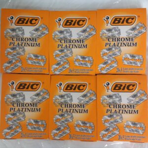 [6 uds] Cuchillas Bic 
Tiene 20×5 Doble Filo