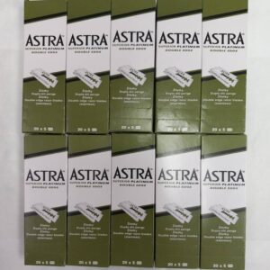 [10 uds] Cuchillas Astra 
Tiene 20×10 Doble Filo